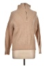 Magaschoni Tan Turtleneck Sweater Size L - photo 1