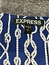 Express Blue 3/4 Sleeve Blouse Size S - photo 7