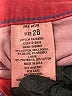 Level 99 Hearts Red Burgundy Jeans Size 28 waist - photo 5