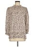 Unbranded Animal Print Ivory 3/4 Sleeve Blouse Size M - photo 1