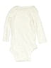 Carter's Ivory Long Sleeve Onesie 3-6 MO / 6 MO - photo 2