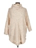 Express Outlet Tweed Tan Turtleneck Sweater Size L - photo 1