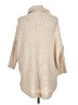 Express Outlet Tweed Tan Turtleneck Sweater Size L - photo 2