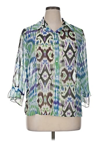 Nicola 3/4 Sleeve Blouse (view 1)