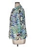 Nicola 100% Polyester Print Green 3/4 Sleeve Blouse Size XL - photo 5