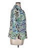 Nicola 100% Polyester Print Green 3/4 Sleeve Blouse Size XL - photo 4