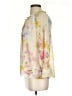 Industry 100% Polyester Floral Yellow 3/4 Sleeve Blouse Size S - photo 5