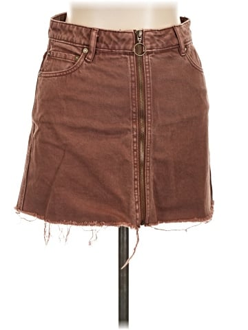 We the Free Denim Skirt (view 1)