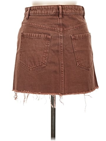 We the Free Denim Skirt (view 2)