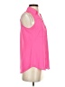 Express Pink Sleeveless Button-Down Shirt Size XS - photo 4
