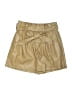 Fab'rik Metallic Gold Tan Khaki Shorts Size S - photo 1
