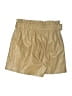 Fab'rik Metallic Gold Tan Khaki Shorts Size S - photo 2