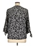 MICHAEL Michael Kors Black 3/4 Sleeve Blouse Size XL - photo 2