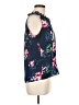 Sioni 100% Polyester Floral Blue Sleeveless Blouse Size M - photo 4