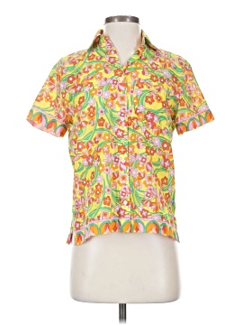 Solid & Striped Short Sleeve Button Down Shirt