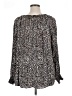 Unbranded 100% Viscose Animal Print Black Tan Long Sleeve Blouse Size XL - photo 2