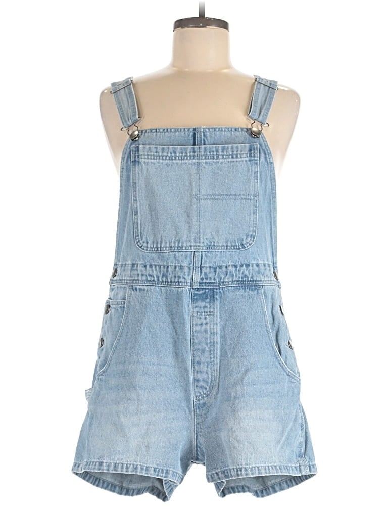 Pre-owned Billabong Overall Shorts In Blue