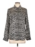 MICHAEL Michael Kors 100% Polyester Silver Cardigan Size L - photo 1