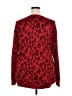 City Chic Animal Print Red Pullover Sweater Size 20 Plus (L) - photo 2