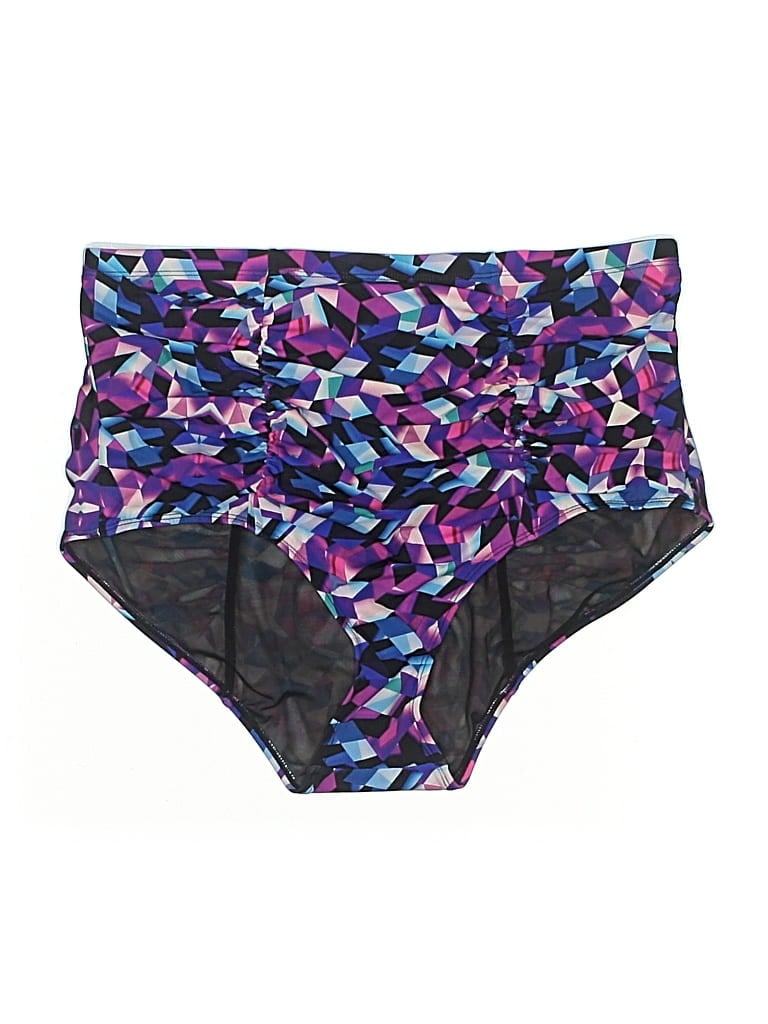 Pre-owned Torrid Swimsuit Bottoms In Purple
