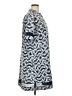 Alfani 100% Polyester Print Blue Casual Dress Size 14 - photo 4