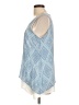 AB Studio Blue Sleeveless Blouse Size L - photo 5