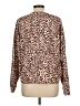 Sanctuary Animal Print Brown Pullover Sweater Size L - photo 2
