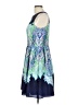 Eliza J 100% Polyester Paisley Blue Cocktail Dress Size 10 - photo 5