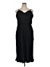 DKNY 100% Polyester Black Cocktail Dress Size 16 - photo 1