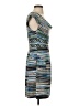 BCBGMAXAZRIA Graphic Gray Casual Dress Size XS - photo 4