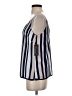 Black Tape_ 100% Polyester Blue Sleeveless Blouse Size S - photo 5