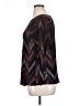 Alyx Chevron-herringbone Burgundy 3/4 Sleeve Top Size 1X - photo 5
