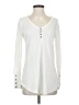 Chaser Ivory Long Sleeve Henley Size S - photo 1