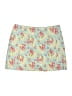 Fjall 100% Cotton Floral Teal Casual Skirt Size 6 - photo 1
