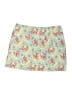 Fjall 100% Cotton Floral Teal Casual Skirt Size 6 - photo 2