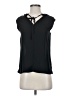 J.Crew 100% Polyester Black Sleeveless Blouse Size 2 - photo 1