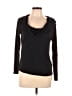 Soft Surroundings Black Long Sleeve Top Size S - photo 1
