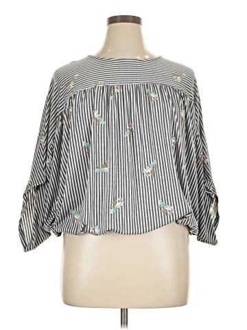 Fashion Avenue 3/4 Sleeve Blouse (view 1)