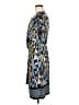 Max and Cleo Print Blue Casual Dress Size M - photo 5