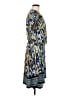 Max and Cleo Print Blue Casual Dress Size M - photo 4