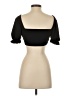 Missguided Black Short Sleeve Top Size 0 - photo 2