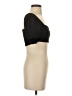Missguided Black Short Sleeve Top Size 0 - photo 4
