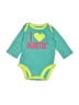 Carter's Color Block Teal Long Sleeve Onesie Size Newborn - photo 1