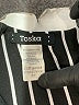 Toska 100% Polyester Stripes Black Jumpsuit Size S - photo 4