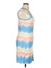 SO Tie-dye Blue Casual Dress Size XL - photo 4