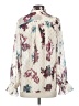 Soft Surroundings Ivory Long Sleeve Blouse Size S - photo 2