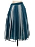 Halogen 100% Polyester Stripes Blue Casual Skirt Size 00 (petite) - photo 2