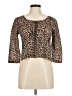 Material Girl 100% Polyester Brown 3/4 Sleeve Top Size M - photo 1