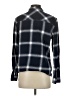 Garage Plaid Blue Long Sleeve Button-Down Shirt Size S - photo 2