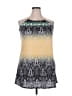 Unbranded 100% Polyester Print Yellow Casual Dress Size 2X - photo 1